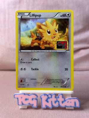 Lillipup 81/114 2011 Pokémon League STAMPED Black & White Holo TCGKITTEN