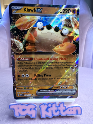 Klawf EX Obsidian Flames 120/197 Holo - Pokémon TCGKITTEN