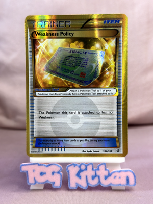 Weakness Policy - 164/160 - Secret Rare - XY Primal Clash - Pokémon - TCGKITTEN