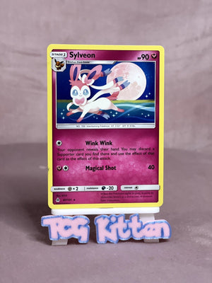 Sylveon - 87/131 Rare SM - Forbidden Light LP Pokémon TCGKITTEN