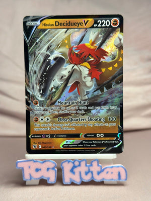 Hisuian Decidueye V - 083/189 Ultra Rare Astral Radiance NM Pokémon TCGKITTEN