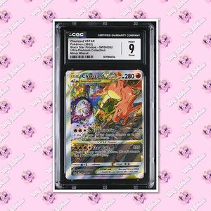 *ERROR CARD* CGC 9 Charizard VSTAR SWSH262 UPC *MISSCUT* TCGKITTEN
