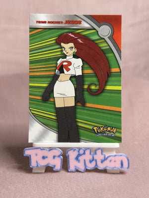 Team Rocket: Jesse - #HV2 N/Holo Topps Heroes & Villians Blue Pokémon TCGKITTEN