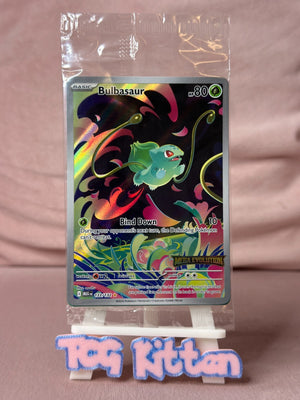 Bulbasaur 133/132 Mega Evolution STAMP Promo Card Sealed  TCGKITTEN