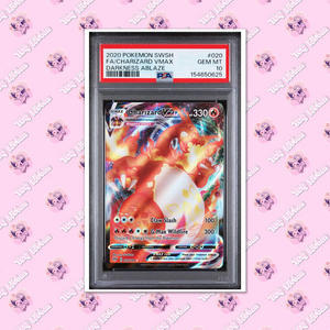 PSA 10 Charizard VMAX 020/189 Darkness Ablaze Full Art Holo TCGKITTEN