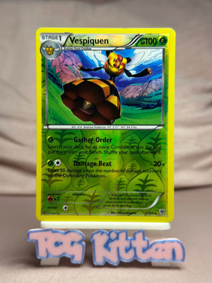 Vespiquen - 5/135 Rare Reverse Holo Plasma Storm MP Pokémon TCGKITTEN