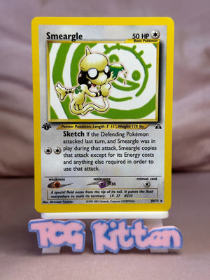 Smeargle 30/75 1st Edition Neo Discovery LP TCGKITTEN