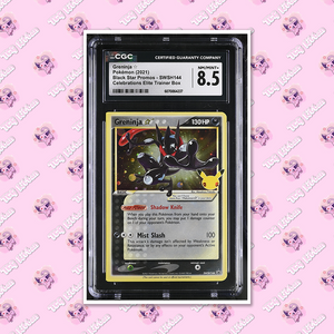 *ERROR CARD* CGC 8.5 Greninja SWSH144 Celebrations *SQUARE CUT* TCGKITTEN