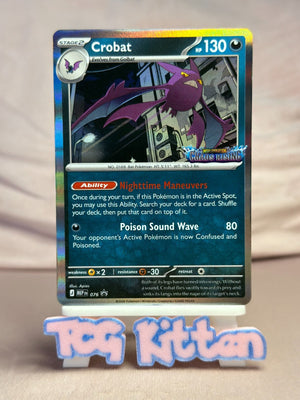 Crobat MEP 076 Chaos Rising Prerelease Stamped Promo TCGKITTEN