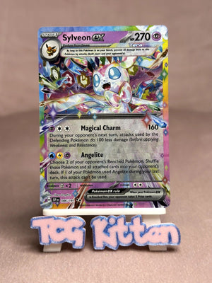 Sylveon ex - 086/191 Double Rare Holo SV08: Surging Sparks NM Pokémon TCGKITTEN
