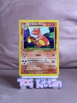 Charmeleon 24/102 - UC Base Set - Pokemon WOTC 1999 - HP - TCGKITTEN