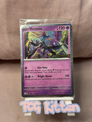 Xerneas 64/132 SEALED Stamped JB HI Fi Promo Mega Evolution Pokémon TCGKITTEN