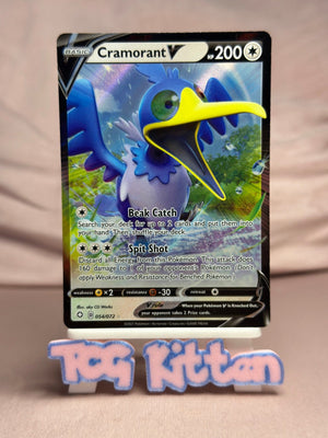 Cramorant V - 155/202 Ultra Rare Holo Sword & Shield Base NM Pokémon TCGKITTEN