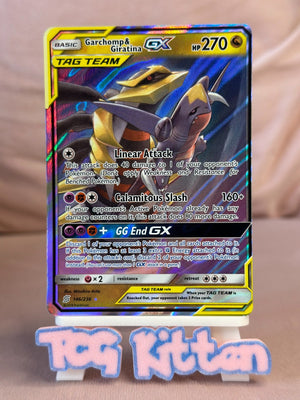 Garchomp & Giratina GX 146/236 Card 'A' SM Unified Minds Tag Team TCGKITTEN
