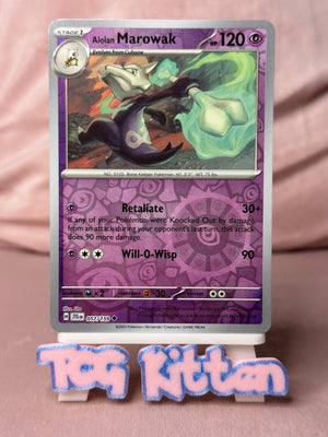 Alolan Marowak 057/159 Reverse Holo Rare Journey Together TCGKITTEN