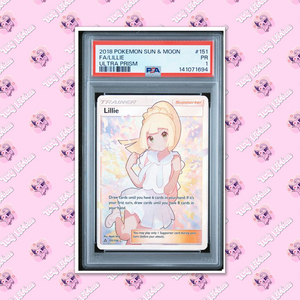 PSA 1 Lillie 151/156 Full Art Ultra Rare Ultra Prism *POP 12* TCGKITTEN
