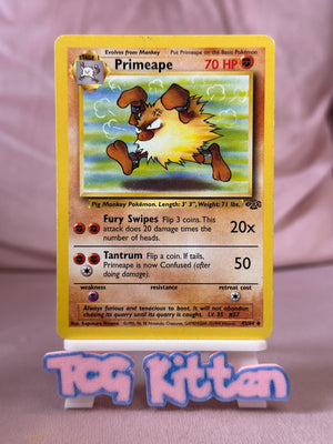 Pokemon TCG - Primeape - 43/64 - Jungle - Uncommon - WOTC HP TCGKITTEN