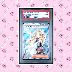 PSA 9 Lillies Determination 169/132 Mega Evolutions Full Art TCGKITTEN