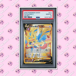 PSA 10 Zacian V 211/202  Secret Rare Gold Sword & Shield Base Set TCGKITTEN