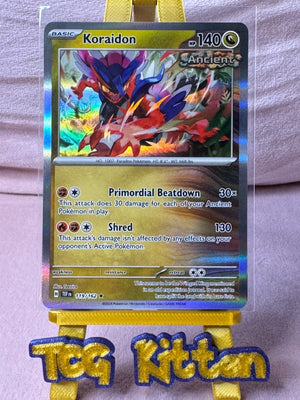 Koraidon - 119/162 Temporal Forces Holo Rare Pokemon Card TCGKITTEN