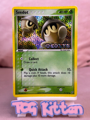 Seedot - 71/107 - Ex Deoxys Reverse Holo STAMPED - Pokemon - TCGKITTEN