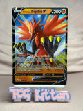Load image into Gallery viewer, Galarian Zapdos V - 080/198 Ultra Rare Holo Chilling Reign NM Pokémon TCGKITTEN