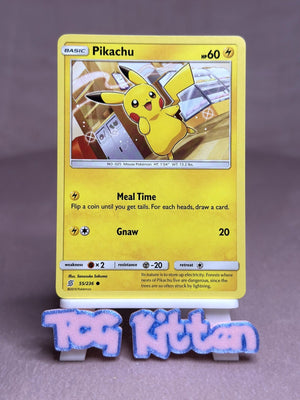 Pikachu - 55/236 Common SM - Unified Minds LP Pokémon TCGKITTEN