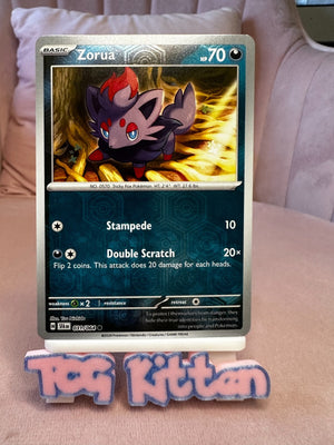 Zorua 031/064 Reverse Holo Shrouded Fable SFA Pokemon Card NM TCGKITTEN