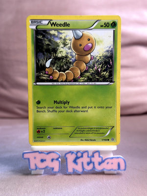 Weedle 1/160 Common XY - Primal Clash MP - TCGKITTEN