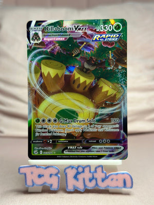 Rillaboom VMAX - 023/264 Ultra Rare Holo Fusion Strike NM Pokémon TCGKITTEN