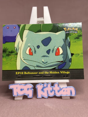 Bulbasaur and the Hidden Village - EP10 - Blue Pokémon Topps Series 2 TCGKITTEN