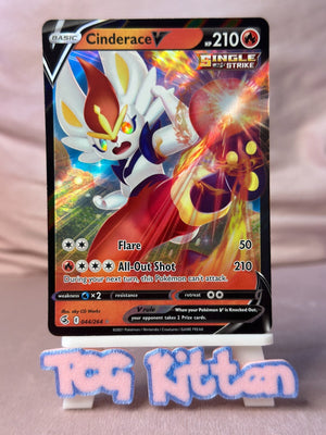 Cinderace V - 044/264 - Ultra Rare - Fusion Strike - Pokemon Card - TCGKITTEN