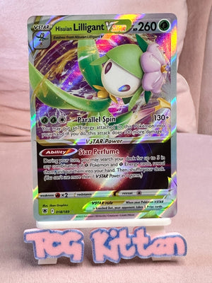 Hisuian Lilligant Vstar - 018/189 - Ultra Rare - Astral Radiance TCGKITTEN