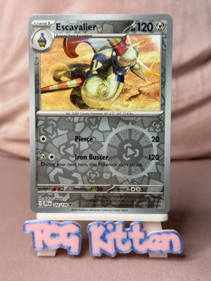 Escavalier 102/159 Reverse Holo Rare Journey Together TCGKITTEN