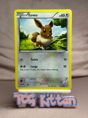 Eevee - 63/98 Common XY - Ancient Origins NM Pokémon TCGKITTEN