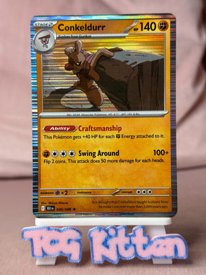 Conkeldurr - 049/086 Black Bolt Holo Rare TCGKITTEN
