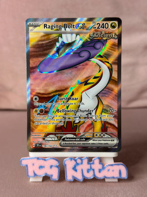 Raging Bolt ex 196/162 Full Art Ultra Rare Temporal Forces TCGKITTEN
