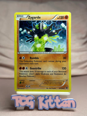 Zygarde - 53/124 Rare XY - Fates Collide MP Pokémon TCGKITTEN