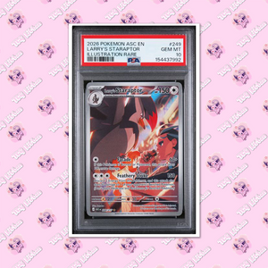 PSA 10 Larry's Staraptor 249/217 Illustration Rare Ascended Heroes TCGKITTEN