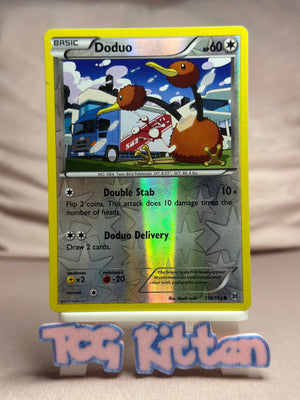 Doduo - 116/162 Common Reverse Holo XY - BREAKthrough MP Pokémon TCGKITTEN