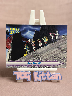Topps - Run For It! - #41 - Non-Holo - Pokémon The Movie 2000 - TCGKITTEN