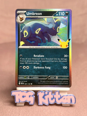 Umbreon - 091/128 Common ME: 30th Celebration NM Pokémon TCGKITTEN