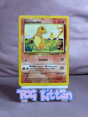 Charmander 46/102 Base Set - Common - Pokemon TCG - WOTC - HP - TCGKITTEN