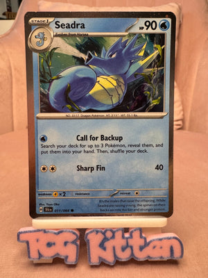Seadra 011/064 Common Shrouded Fable Pokemon TCGKITTEN