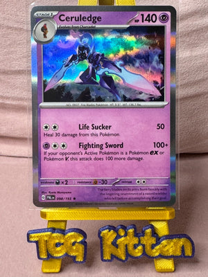 Ceruledge 098/193 HOLO Rare Paldea Evolved TCGKITTEN