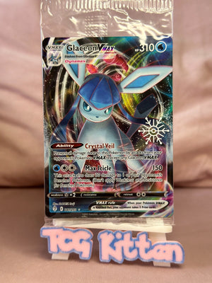 Glaceon Vmax 041/203 Snowflake Stamp Holiday Calendar Promo Sealed TCGKITTEN