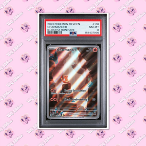 PSA 8 Charmander 168/165 Holo Illustration Rare English TCGKITTEN