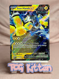 Load image into Gallery viewer, Iron Hands ex - 031/131 Rare Holo SV: Prismatic Evolutions Pokémon - TCGKITTEN