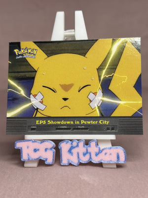 Showdown in Pewter City- EP5 - Blue Logo - Pokémon Topps Series 2 - TCGKITTEN