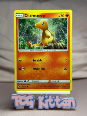 Charmander - 18/147 Common SM - Burning Shadows NM Pokémon TCGKITTEN